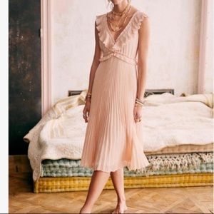 Sezane Rachelle Dress in Blush NWOT